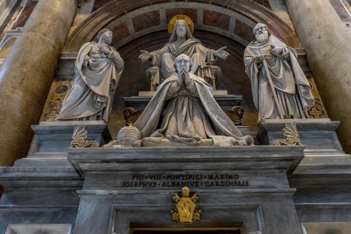 a close up of a church