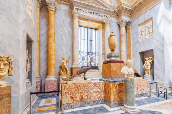 a large stone building with many windows