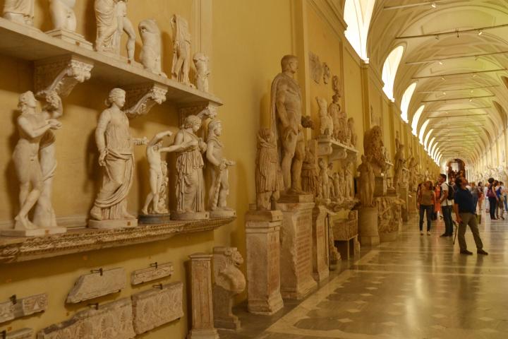 a group of people standing in front of a building