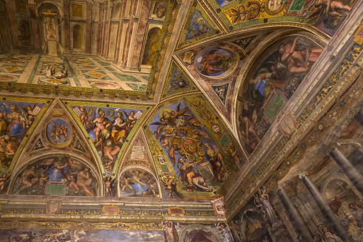 a painting on the side of a building