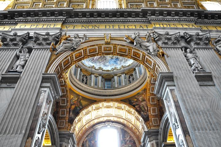 a large clock at the top of a building