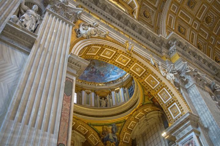 a close up of a church