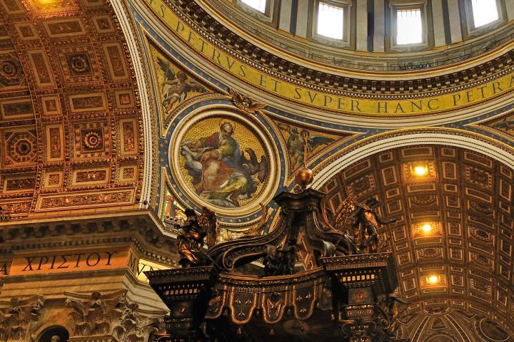 a large building in the background