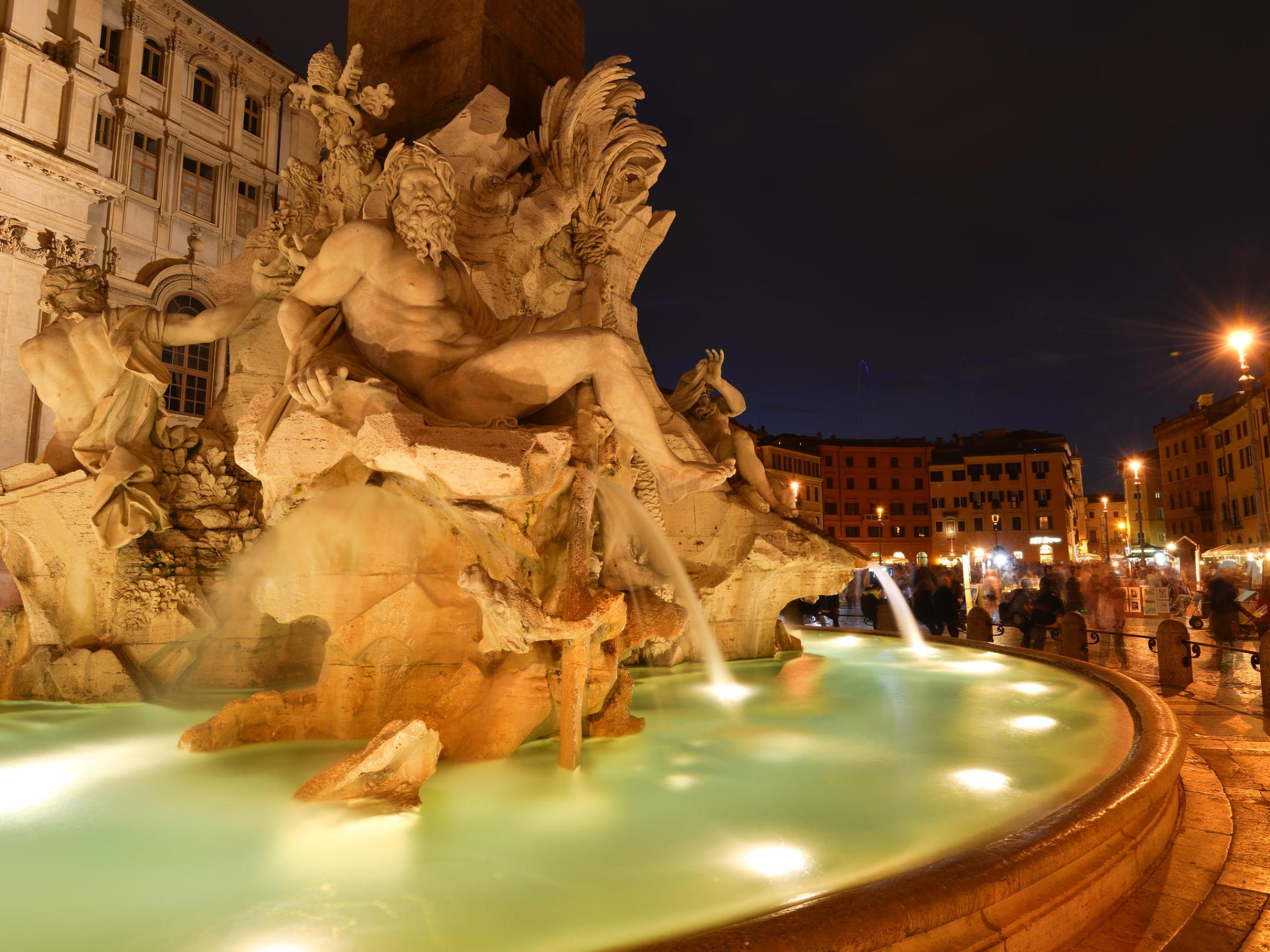 a large building in the background