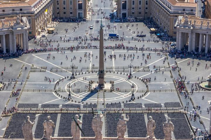 a group of people in front of a building