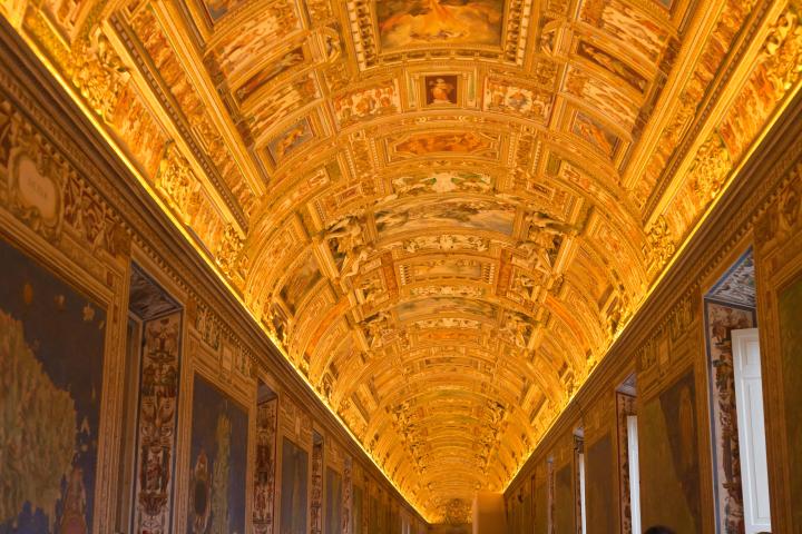 a large building in the background