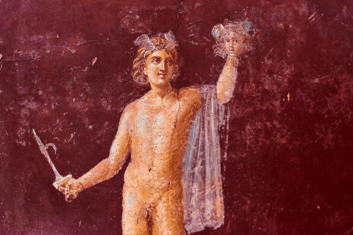 a close up of a person